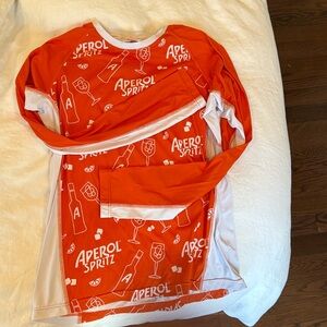 Size Small Tipsy Elves Aperol Long John’s Set